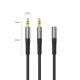 2. Orico AX1 Audioadapter, Mini-Klinkenstecker (3,5 mm), Kopfhörer- und Mikrofon-Splitter, 0,5 m – Schwarz