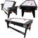 9. 4-IN-1 MULTIGAMING-TISCH: BILLARD-TISCH, TENNISANSCHLUSS, ESSTISCH 189 x 94,1 x 81,3 cm ENERO