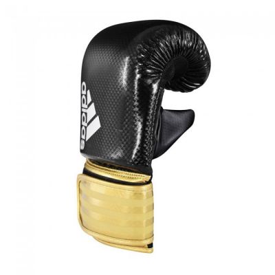 12. Adidas HYBRID Bag Glove 75 schwarz und gold