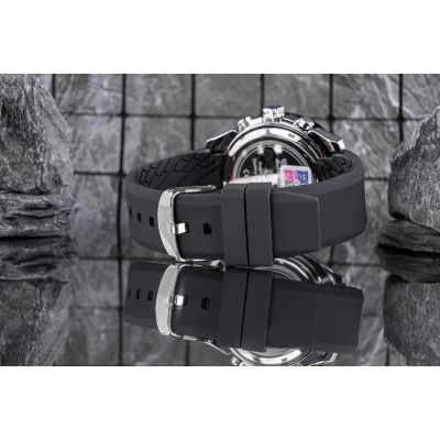 6. Herrenuhr Skmei 9253PSIBK + Box