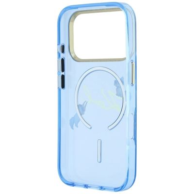 7. Karl Lagerfeld MagSafe Hülle mit Schriftzug-Logo für iPhone 18 Pro / 17 Pro – Hellblau