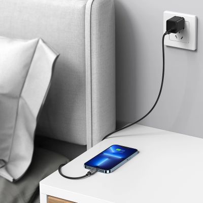 10. Baseus CATS000003 Lightning – USB-C-Kabel 20 W 480 Mbit/s 1 m – blau