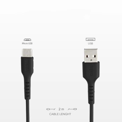 4. SBS TECABLEMICRO2K USB-A – Micro-USB-Kabel 2 m – Schwarz