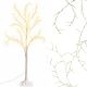 DEKORATIVER LED-BAUM 180 LED 150 CM WEISS LUCA