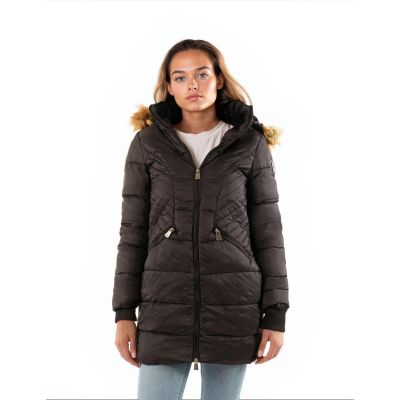 4. Damen PARKA Geographical Norway ABEILLE BLACK DISTRI LADY 2601-9 DBC BLACK (WY4579F/GN-NOIR)