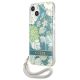 2. Guess GUHCP13SHFLSN iPhone 13 mini 5.4" grün/grüne Hardcase Flower Strap