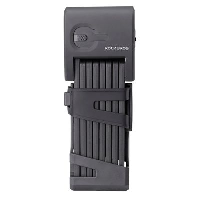 2. Rockbros 32210826001 Fingerabdruck-Fahrradschloss – Schwarz