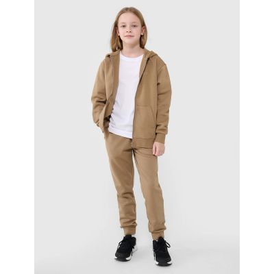 3. Mädchen-Sweatshirt mit Kapuze, 4F Junior 4FJRAW24TSWSF1830-83S