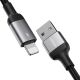 9. Joyroom Extraordinary Series A10 USB-A / Lightning 2,4A-Kabel 1,2 m – Schwarz