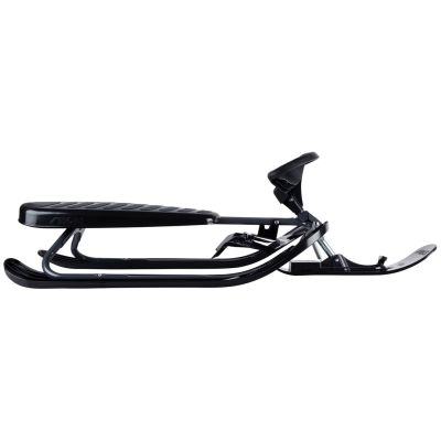4. Schwarzer Schlitten Stiga Snowracer Curve – kelkka, musta