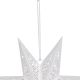 4. PAPIERDEKORATION STERN 45 CM 7 ARME WEISS