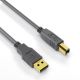 2. PureLink DS2000-100 USB-Kabel USB 2.0 10 m USB A USB B 0,48 Gbit/s Schwarz