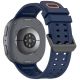 2. Tech-Protect Silikon-Air-Armband für Samsung Galaxy Watch 40/44/46 mm – Marineblau