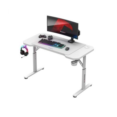 4. Huzaro Hero 2.6 Weißer Gaming-Schreibtisch
