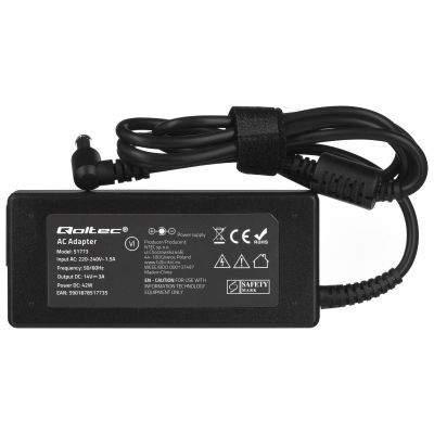 4. QOLTEC Netzteil für SAMSUNG Monitor 42 W | 14 V | 3 A | 6.5*4.4 | +Netzkabel