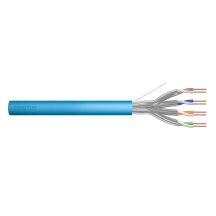 DIGITUS Installationskabel Kat. 6A, U/FTP, DCA, AWG 23/1, LSOH, 50 m, blau