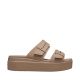 Crocs Brooklyn Low Damen-Flip-Flops, beige, 207431 2Q9, Größe 39-40