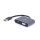 I/O-Adapter USB3 auf HDMI/VGA/Grau A-USB3-HDMIVGA-01 GEMBIRD