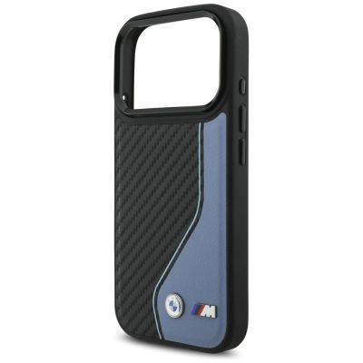 6. BMW M Carbon Logo MagSafe Case für iPhone 17 Pro – Blau