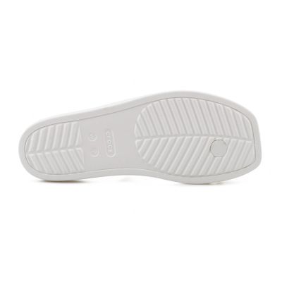 7. CROCS MIAMI Zehenschlaufensandale in Kreide 209862-0WV