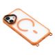 5. iPhone 17 Hülle mit verstellbarem Schultergurt und MagSafe-kompatiblem Kamerarahmen als Ständer – Orange