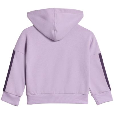 3. adidas Essentials Joggers 3-Streifen Hoodie Trainingsanzug Lila JV9856