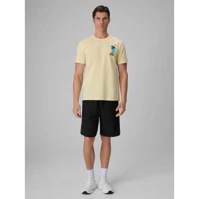 3. Herren-T-Shirt mit Aufdruck, regulär, Größe 4F 4FRSS26TTSHM4301-73S