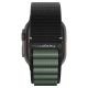 5. Armband Spigen WBF1 Armband für Apple Watch 44 / 45 / 46 / 49 mm - Schwarz und Grün