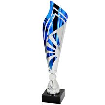 TRIUMPH METALLBECHER SILBERBLAU 36 CM