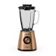 10. TEFAL | Standmixer | BlendForce BL439G10 | Tischgerät | 800 W | Behältermaterial: Glas | Behältervolumen: 1,75 l | Eiscrushing-Funktion | Kupfer