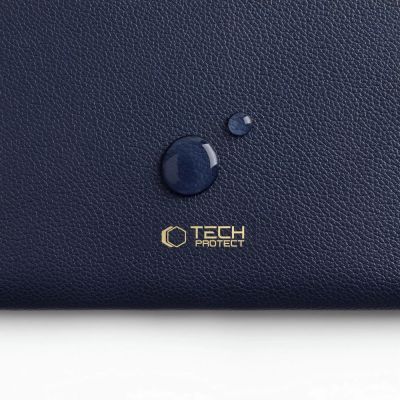 6. Tech-Protect Fleece-Laptoptasche 15-16 - Marineblau