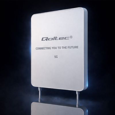 6. Qoltec 5G LTE-Antenne | 16 dBi | Richtantenne | Außenantenne | SMA | 3300–3800 MHz | wasserdicht | 3 m