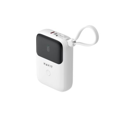 5. Havit PB5215 Powerbank 10000mAh (weiß)
