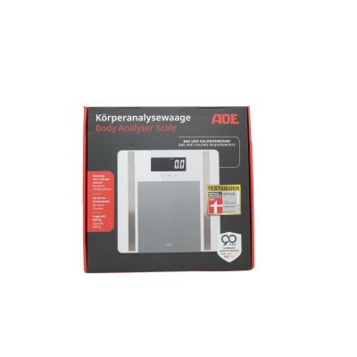 ADE BA2300-2 Quadratische weiße elektronische Personenwaage