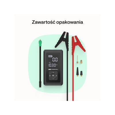 GREEN CELL POWERBANK/BOOSTER/STARTANLAGE/PUMPER POWERBOOST AIR 8000 mAh 1000 A - MIT KOMPRESSOR