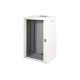 Digitus Unique 19" 20HE Wand-Netzwerkschrank 600x450 mm, Glastür, grau, ungeteilt, montiert, 100 kg
