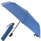 Kurzer automatischer Regenschirm, marineblau, SEMI LINE