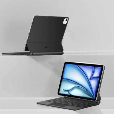 6. Tech-Protect Smartcase Magnetic mit Tastatur für iPad Air 10,9" 2020/2022 / iPad Air 11" 2024/2025 - Schwarz