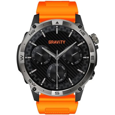 7. Smartwatch Gravity Schwarzes Armband + Armband GT46-4