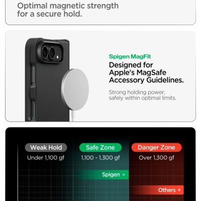 11. Spigen Tough Armor T MagSafe Hülle für iPhone Duo – Schwarz