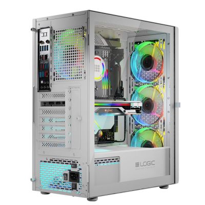 22. LOGIC ARAMIS ARGB MIDI USB 3.0 WEISSES GEHÄUSE