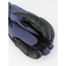 VIKING Norvika Pro Ski Lady Damen-Skihandschuhe, marineblau mit schwarzem Leder, Größe 7