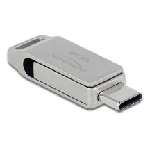 DeLOCK USB-C- + Typ-A-USB-Stick 5 Gbps 128 GB – Metallgehäuse