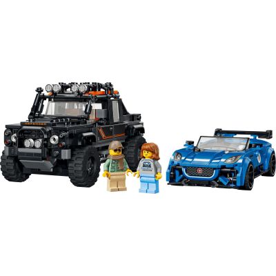3. LEGO Speed Champions 77264 – Jaguar Project 7 und Land Rover Defender