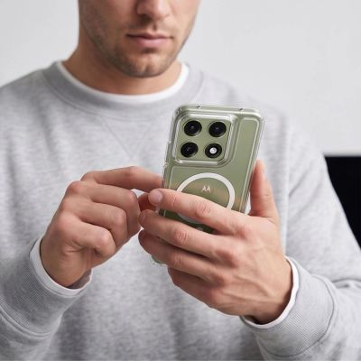 8. Tech-Protect FlexAir Hybrid MagSafe Hülle für Motorola Edge 70 Pro 5G – Transparent