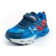 3. Leomil Kinder-Sportschuhe Spiderman-Sneaker, leicht, mit Klettverschluss, blaue LED-Beleuchtung