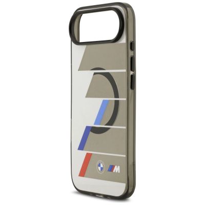 6. BMW M IML Metallknöpfe, dreifarbige Linien, MagSafe-Hülle für iPhone Air – Grau