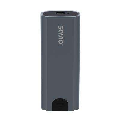 11. SAVIO EXTERNES M.2 SSD NVME-GEHÄUSE, USB, AK-67
