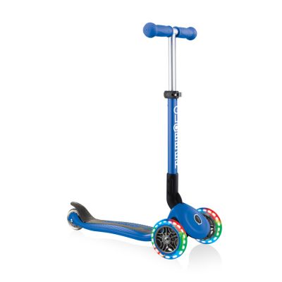 3. Globber Faltbarer 3-Rad-Scooter Lights Navy Blue Jr 437-100