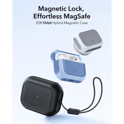 2. ESR Orbit HaloLock MagSafe Hülle für AirPods Pro 3 – Schwarz